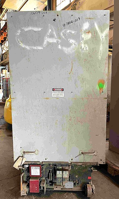 1200 Amps, Westinghouse #150-DHP-500, air circuit breaker, 15,000 Volts - Image 1