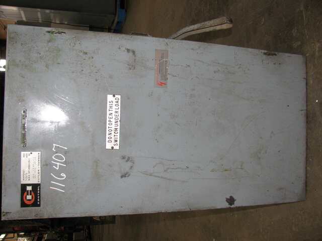 400 Amp. Cutler-Hammer #4105H215H, fused DC safety switch, 2-pole, 600 Volts - Image 2