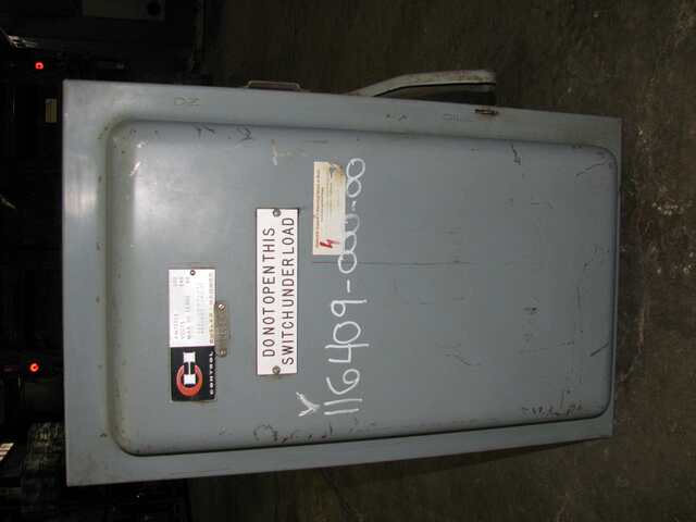 200 Amp. Cutler-Hammer #4105H344H, fused DC safety switch, 2-pole, 600 Volts - Image 2