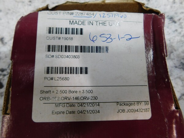 NEW Inpro Seal Bearing Isolator, 1700-A-M0026-0, 3.5" Bore, Shaft = 2.5, USA - Image 3