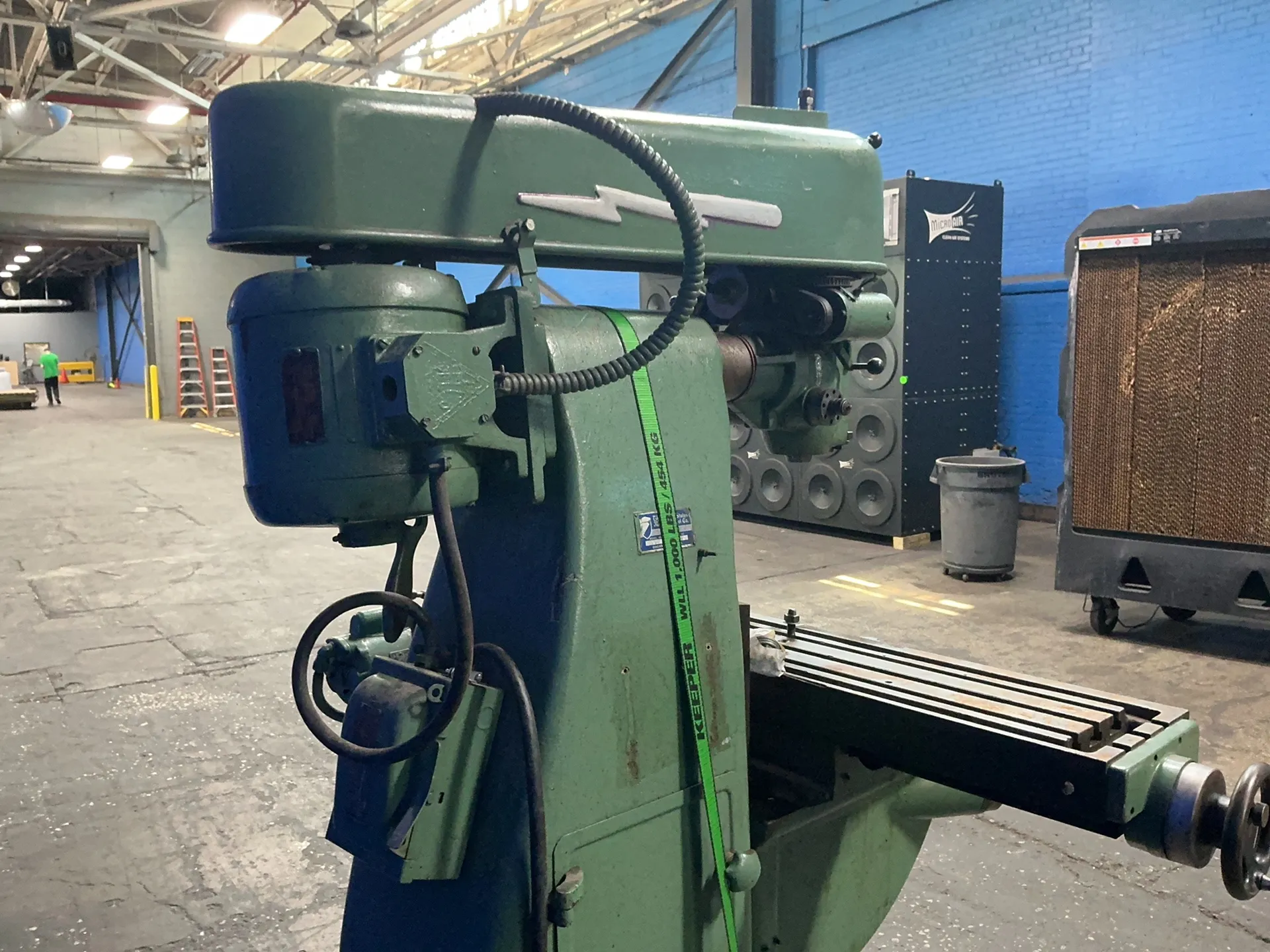 10" X 42" U.S. Motors Machine Tool #V, Vertical Knee Mill, 1 HP, 1165 RPM, 3/60/220/440 - Image 6
