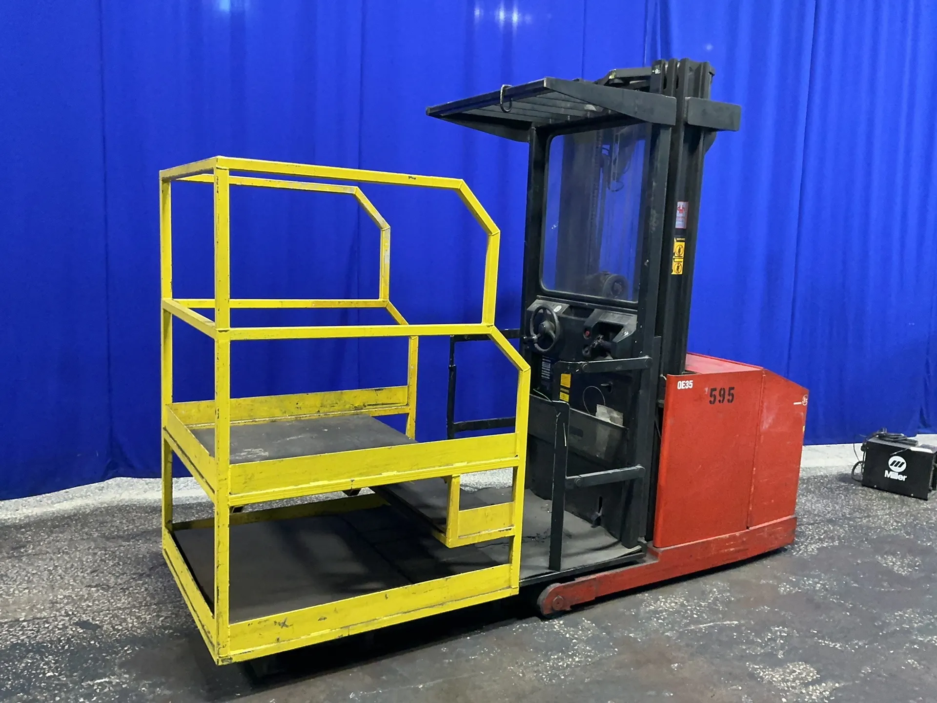 3,000 LB. BT Prime Movers #0E35, Stand-Up Forklift, 95" Mast - Image 1