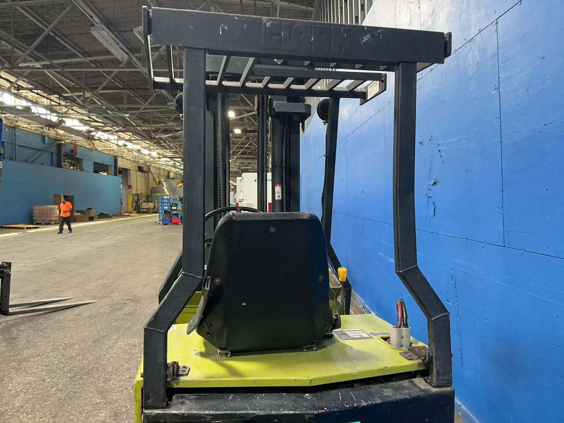 2,350 LB. Clark Equipment #TM12, Electric Forklift, 36 V, AS IS - Image 6