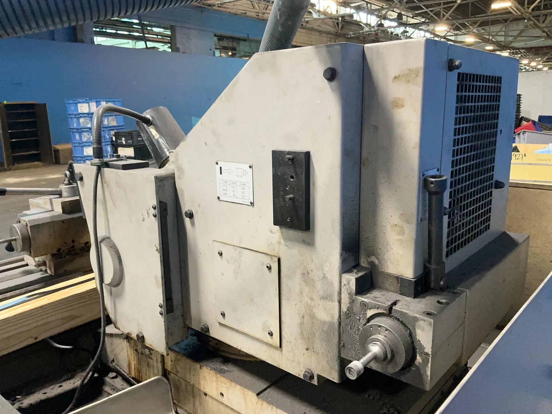 12" x 40" Jones & Shipman #1300X-1000, Plain Cylindrical Grinder, 5" 3-Jaw Chuck, 3/60/220/230 - Image 4