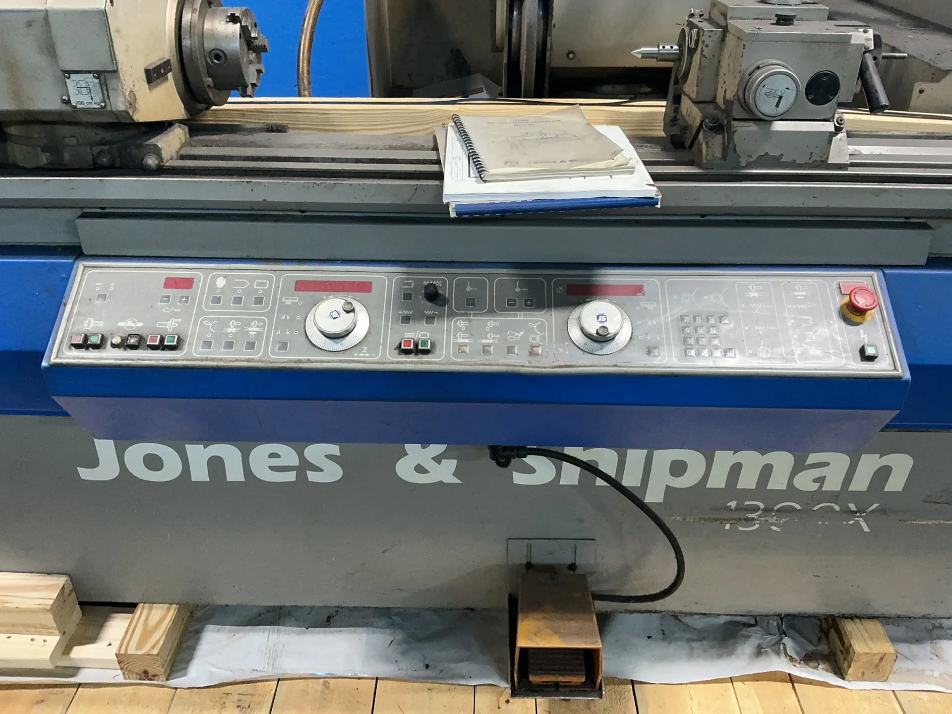 12" x 40" Jones & Shipman #1300X-1000, Plain Cylindrical Grinder, 5" 3-Jaw Chuck, 3/60/220/230 - Image 6