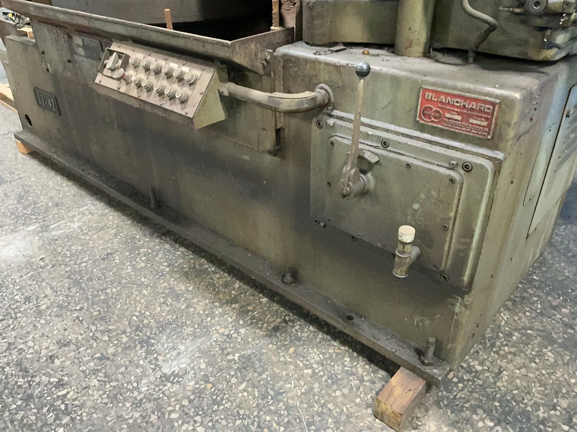 Blanchard #22-42, Vertical Rotary Surface Grinder, 42" Magnetic Chuck, 65 KVA, 720 RPM, 3/60/230/460 - Image 5