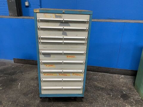 9 Drawer, Tool Cabinet, 3 @ 24" X24" X3" 6 @ 24" X24" X5" - Image 2