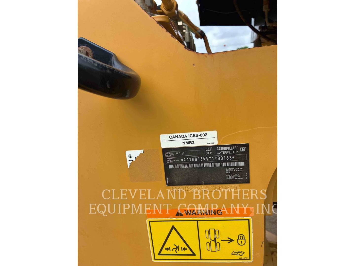 Caterpillar 815K, Compactor, 4589 hours, S/N: T1Y00163, 2020 - Image 8