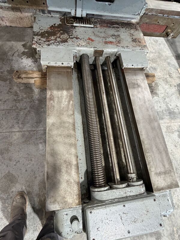 3" Ceruti #AL3, horizontal boring mill, 36" x 36" table, 6 RPM - Image 2