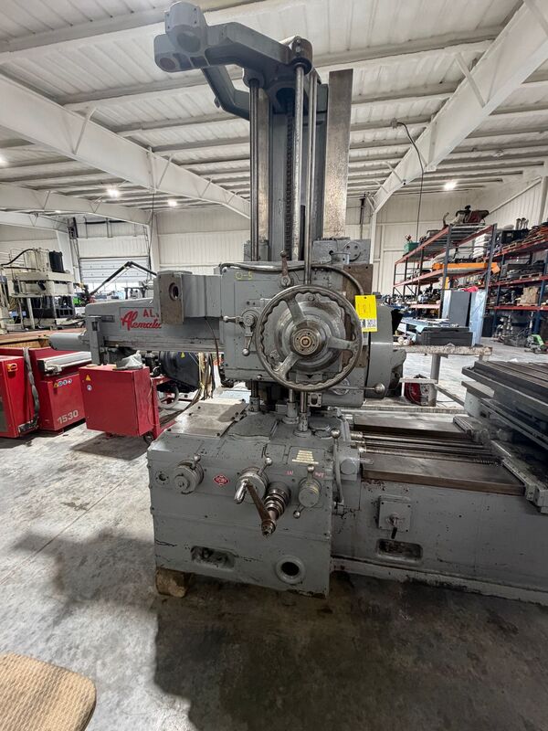 3" Ceruti #AL3, horizontal boring mill, 36" x 36" table, 6 RPM - Image 7