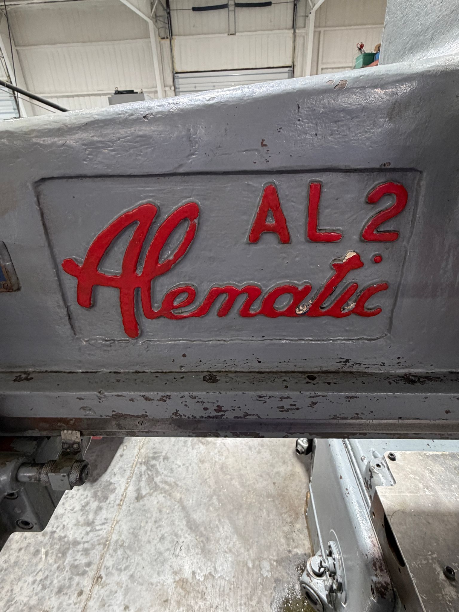 3" Ceruti #AL3, horizontal boring mill, 36" x 36" table, 6 RPM - Image 9