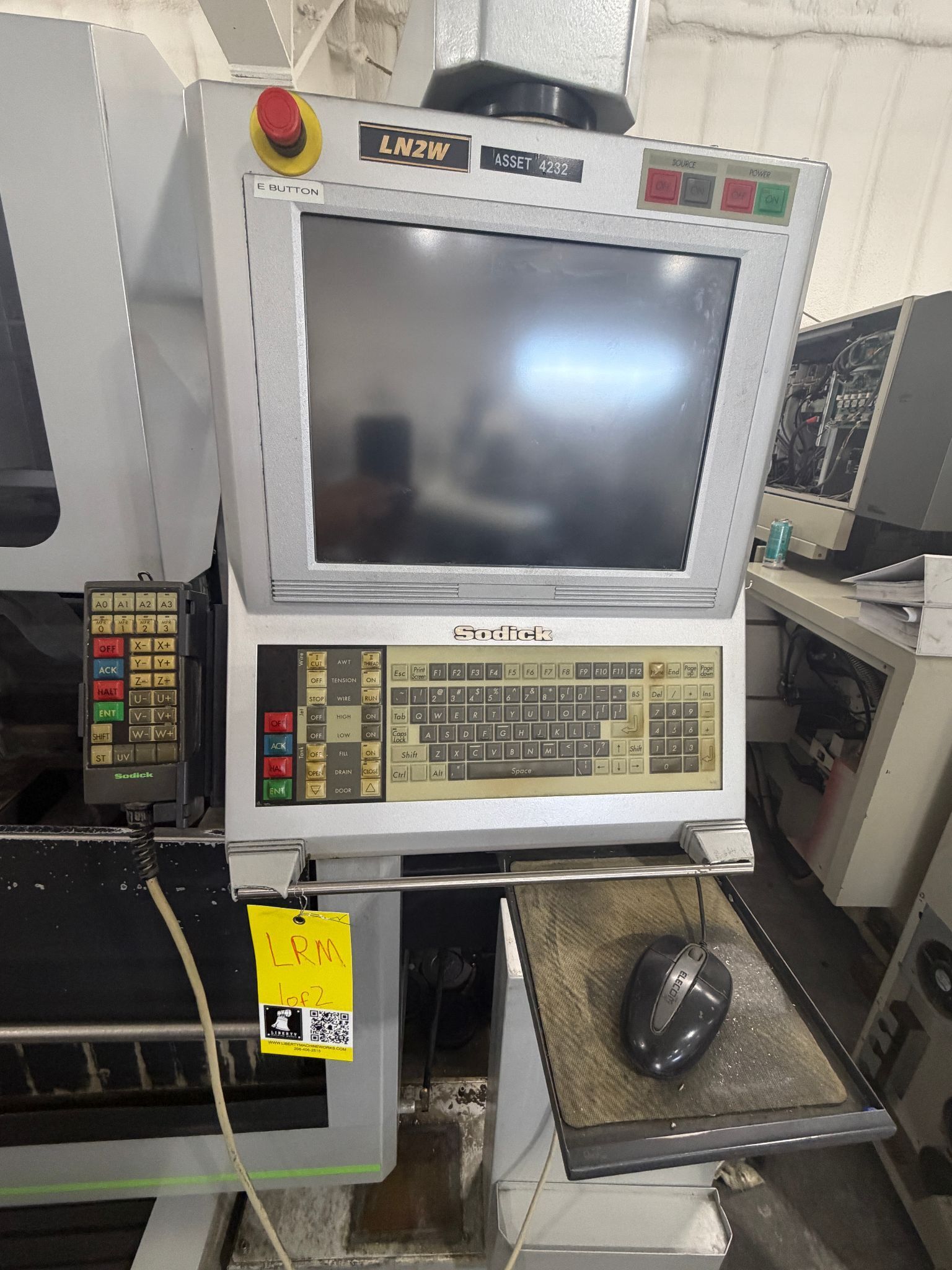 Sodick #VZ300L LN2W wire Electrical Discharge Machine, 85" L x 28" W x 71" H tank, 2015 - Image 2