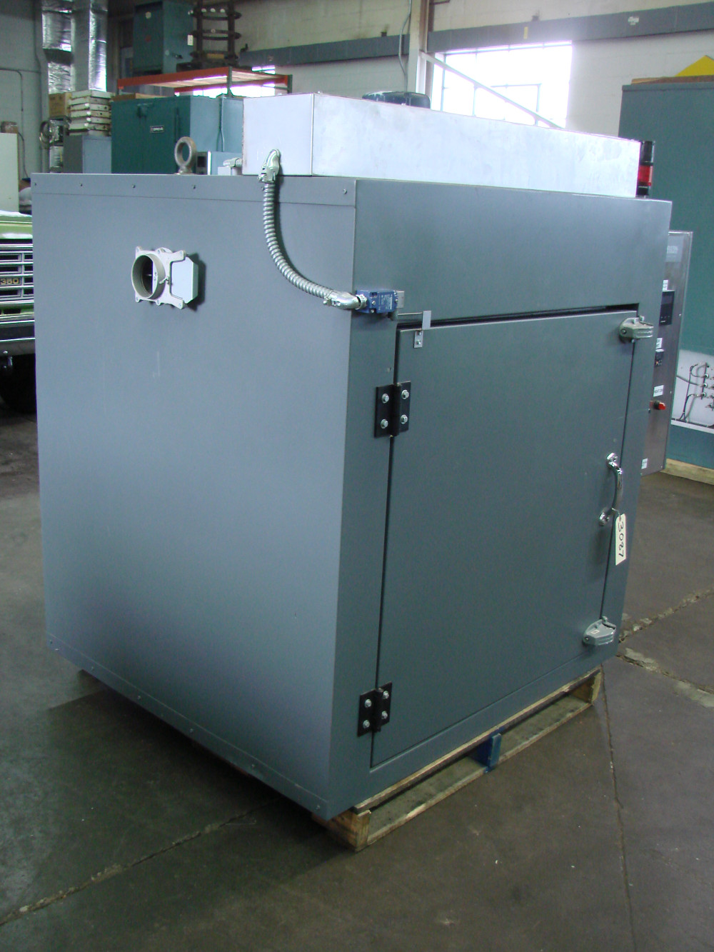 36" width x 36" H x 36" L JPW Design #ST333A1DTULEP480V9KWSR, cabinet oven, Horiz-Air, Prog. Control, 500°F - Image 2