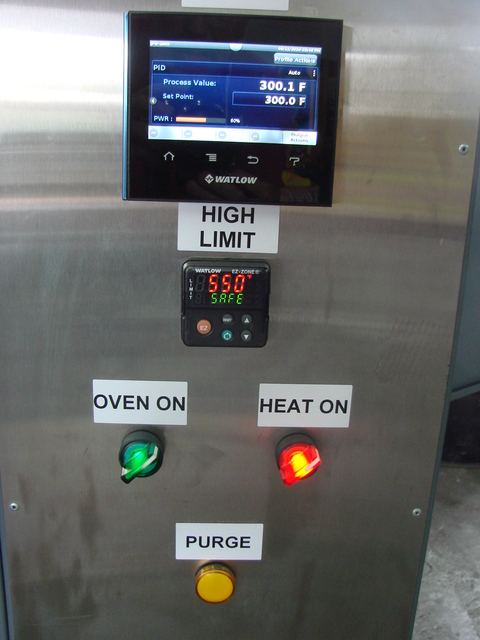 36" width x 36" H x 36" L JPW Design #ST333A1DTULP480V9KWSR, cabinet oven, Horiz-Air, Prog. Control, Class A - Image 9