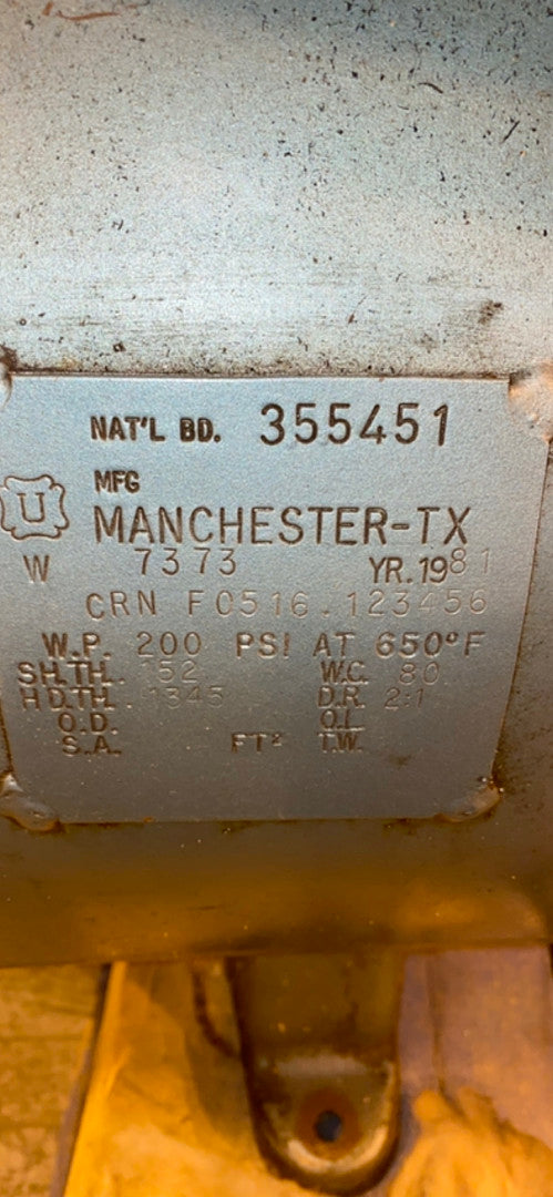ManchesterTX, Horizontal Air Compressor, w/ 10 SCFM Air Dryer, AS IS - Image 5
