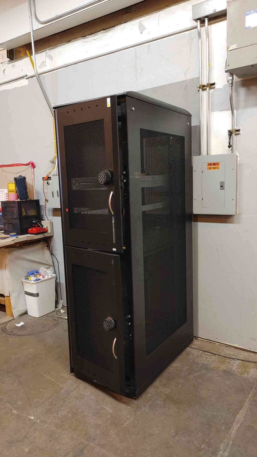 wright line 42u split compartment c, 42" L x 25" width x 85" H - Image 2