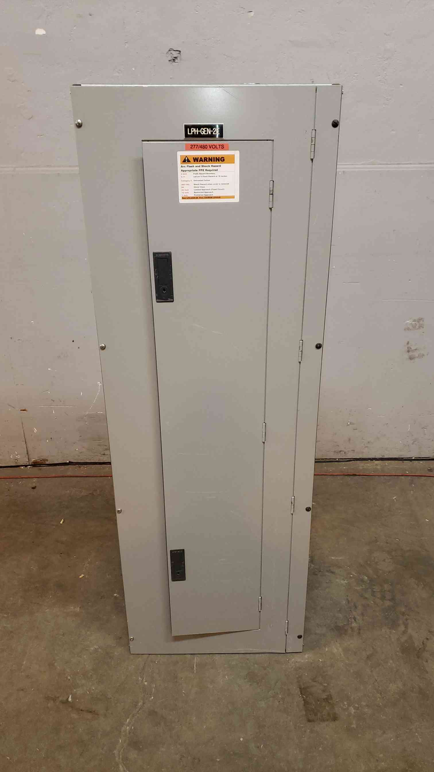 225 Amp. Siemens Sentron Panelboard, 480V, 277V, 3PH, 100A Main (2 available) - Image 2
