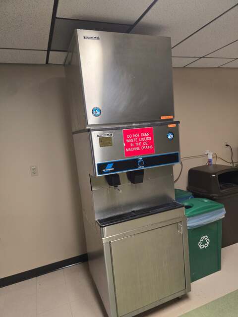 Hoshizaki #KML-600MWH, Crescent Cube Ice Maker & DM-180A Ice Dispenser Combo, 600 lb/24h - Image 10