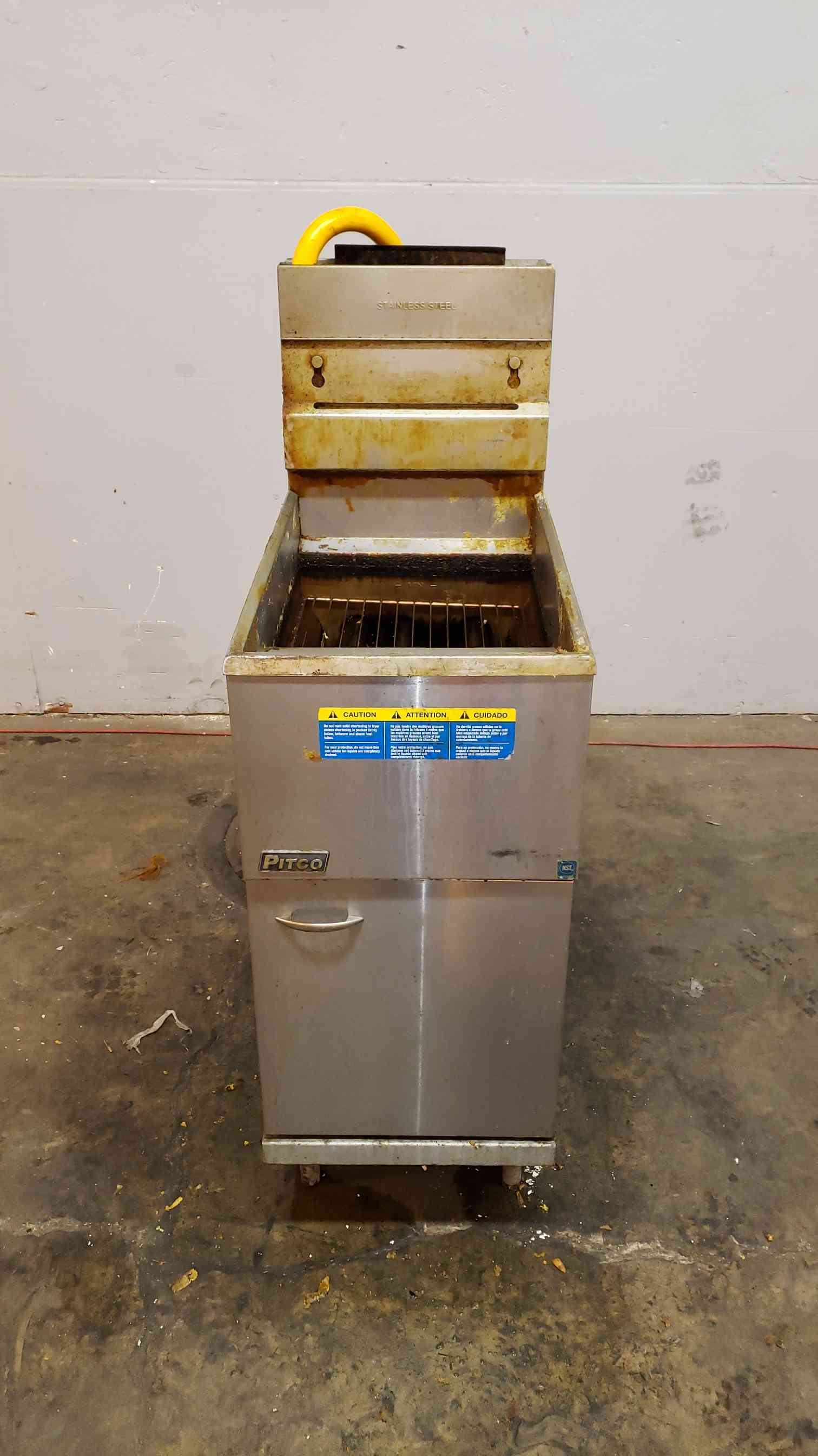 Pitco #35C, Stainless Steel Fryer - Image 1