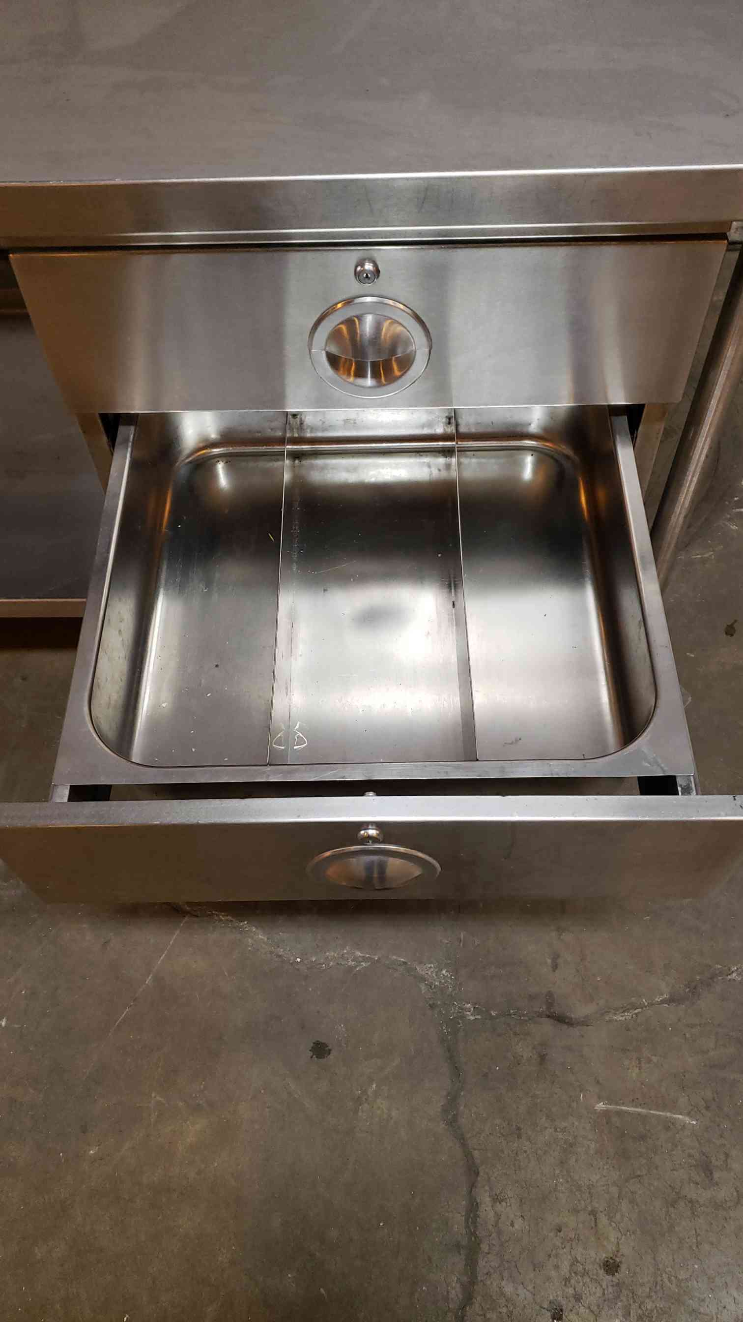 nsf standard 6' stainless steel cafeteria prep tab - Image 6