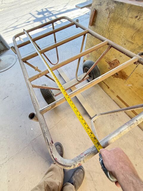 Heavy-Duty Welded Steel Shop Carts, wide flat-free casters, lot of 3 - Image 8