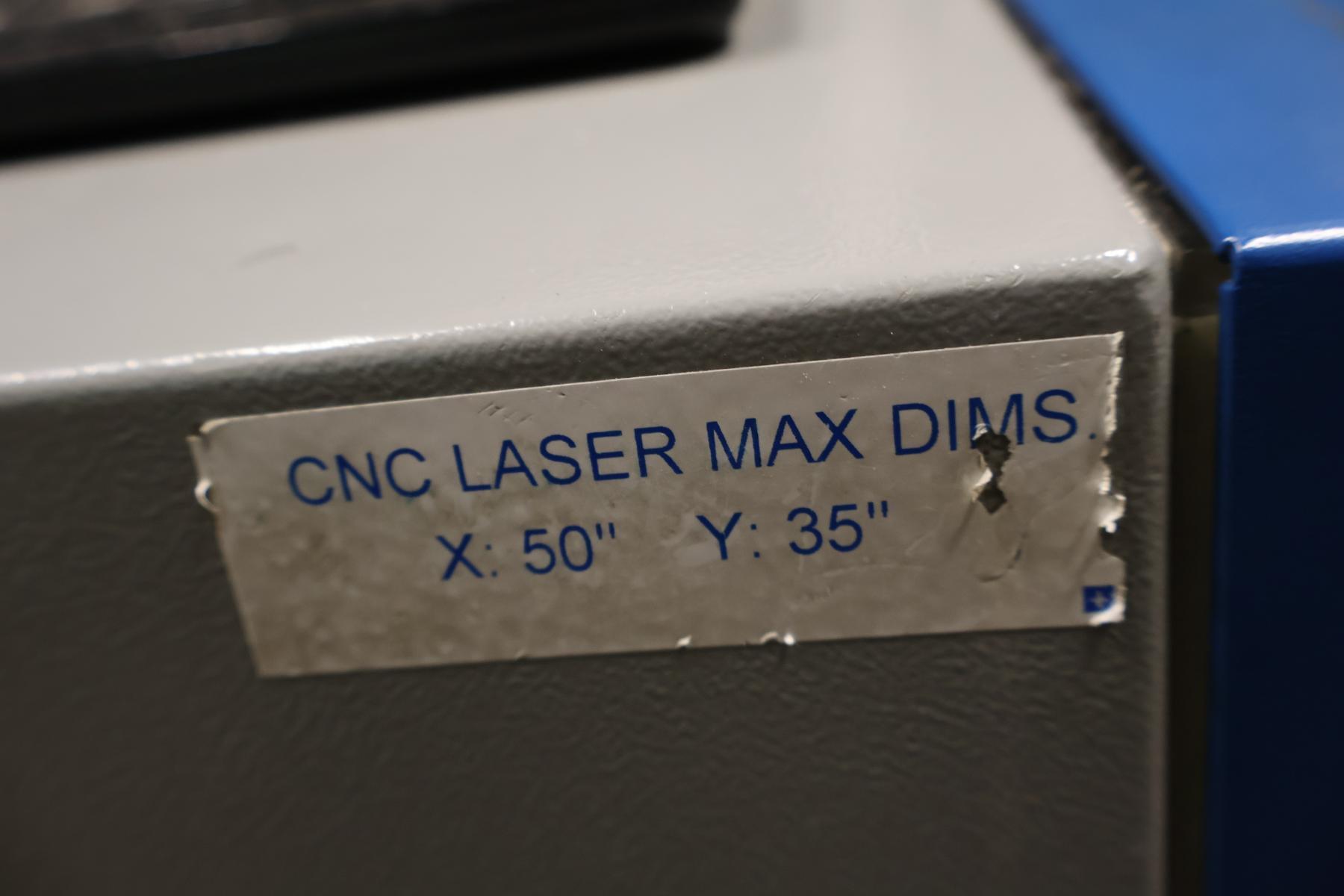Camfive #CFL-CMA51336KT, CO2 Laser Cutting & Engraving Machine, dual 100-watt, 50" X, 35" Y, 40.5" x 51" - Image 10