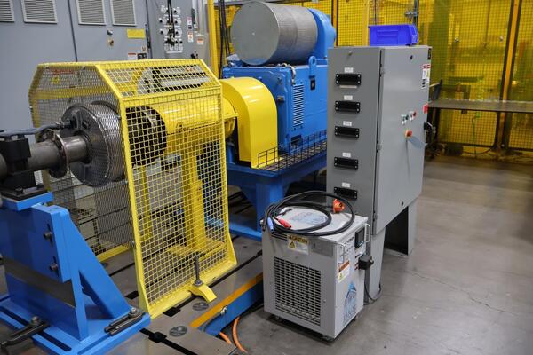 386 HP, 3500 RPM, Lloyd Dynamowerke G.m.b.h. #A5L-315-M42-04KT, Dynamometer Test System, 3694 lb.-ft. torque - Image 5