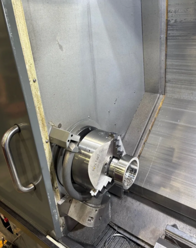 Haas #ST-35Y, 4-Axis CNC Lathe, 31.7" swing, 23" machining length, 18" turning diameter, 12" chuck, 4" bar - Image 4