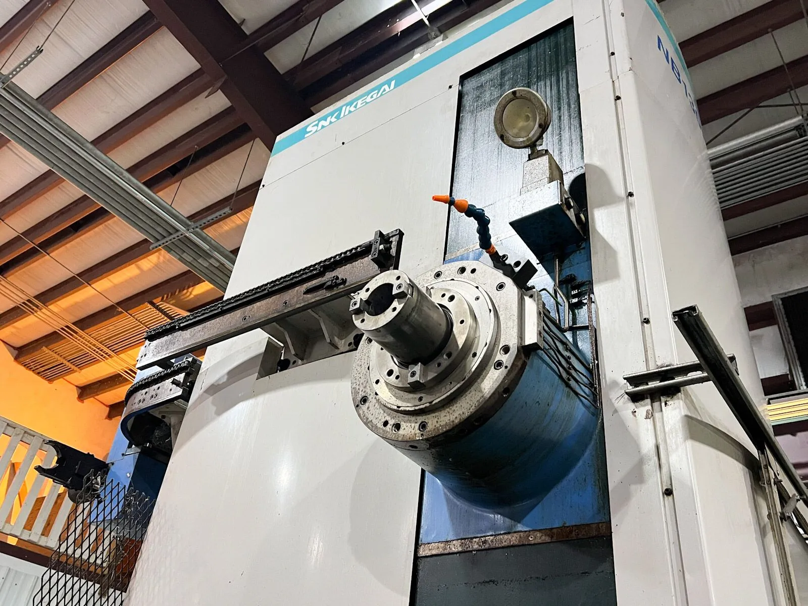 5.1" SNK Ikegai #NB130-PE3.5, CNC Horizontal Boring Mill, 137.8" X, 98.4" Y, 63" Z, 86" x 63" table, 2500 - Image 8