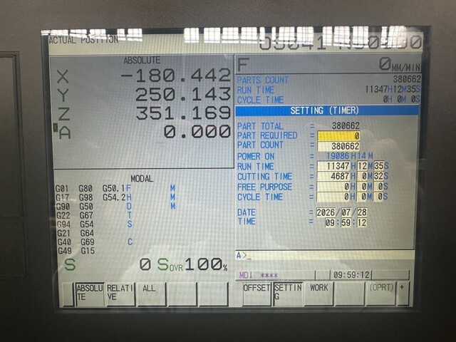 Fanuc #Robodrill-Alpha-D21MIB5-ADV, CNC Vertical Machining Center, 19.7" X, 15.7" Y, 15.7" Z, 24,000 RPM, 21 - Image 3