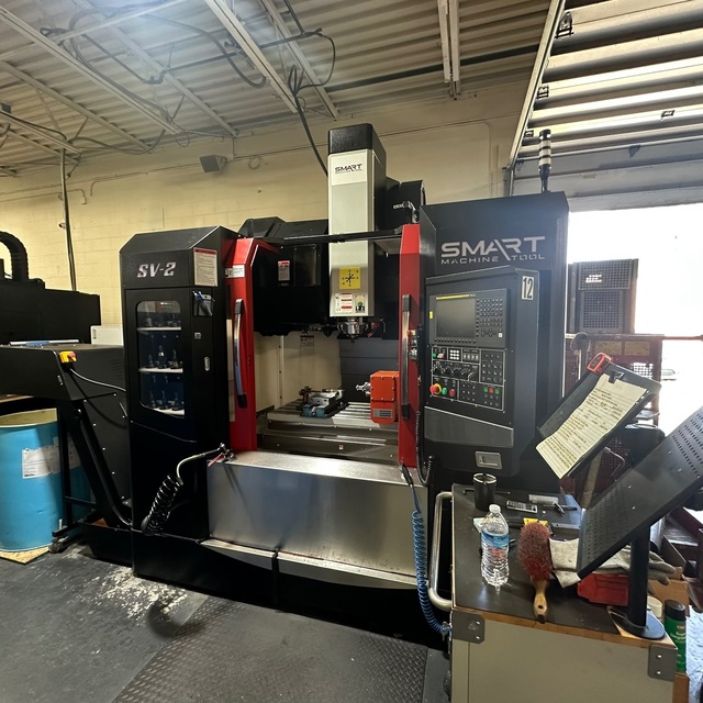 Smart Machine Tool #SV-2, 4-Axis CNC Vertical Machining Center, 31.4" X, 19.6" Y, 19.6" Z, 39.2" x 19.6" - Image 1