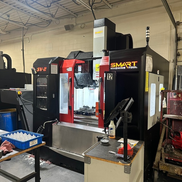 Smart Machine Tool #SV-2, 4-Axis CNC Vertical Machining Center, 31.4" X, 19.6" Y, 19.6" Z, 39.2" x 19.6" - Image 8
