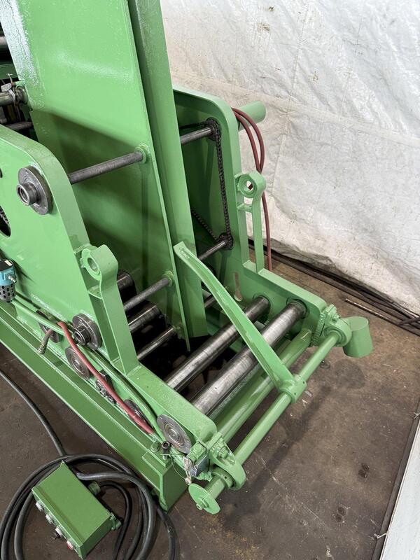 8,000 lb. Regal #3207-CCCSF-12, Coil Cradle Straightener, 12" x .250" stock, 72" outside dimension, entry & - Image 4