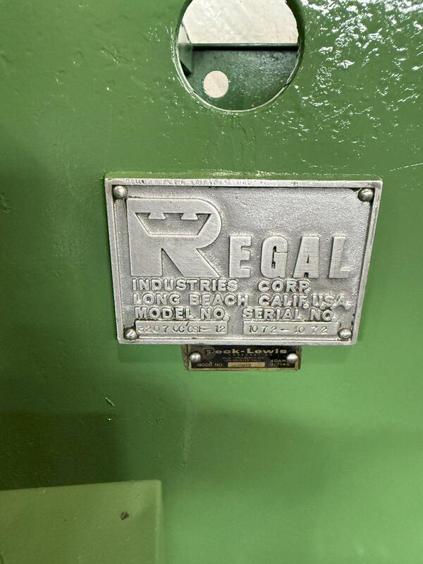 8,000 lb. Regal #3207-CCCSF-12, Coil Cradle Straightener, 12" x .250" stock, 72" outside dimension, entry & - Image 10