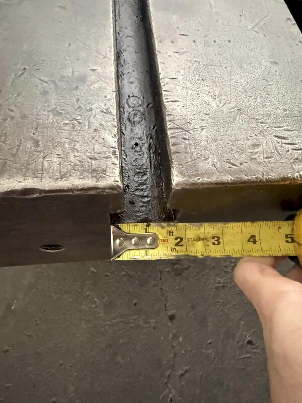 74" L x 50" width x 6" H, T-slot Bolster Plate, (11) t-slots, 6" centers, 6" thickness - Image 9