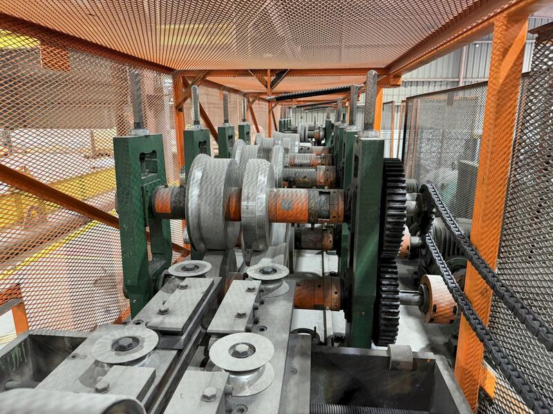 12 Stand, Bradbury, C & Z Purlin Rollforming Line, 3.5" arbor diameter, 26" roll space, 30" horizontal - Image 2