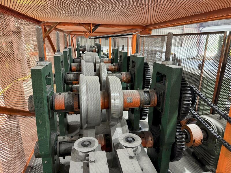 12 Stand, Bradbury, C & Z Purlin Rollforming Line, 3.5" arbor diameter, 26" roll space, 30" horizontal - Image 5