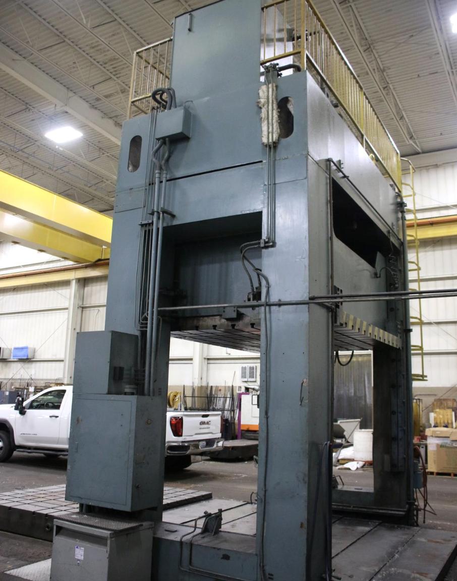 200 Ton, Abeseiki #CDS-2520-200M, Hydraulic Die Spotting Press, 98" x 78" bolster, 79" x 98" top plate, 86" - Image 3