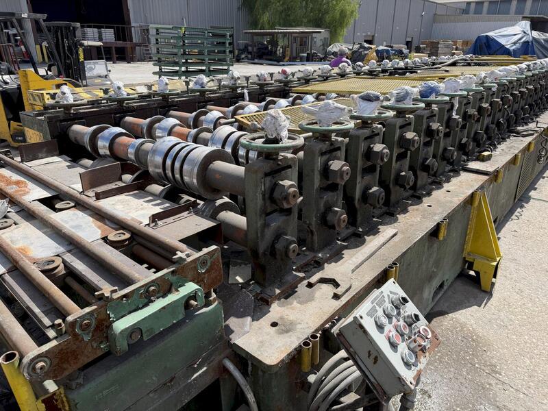 24 Stand, ASC #Mas-Former, Rollformer, 3.5" arbor diameter, 63" roll diameter, 14" horizontal centers - Image 4