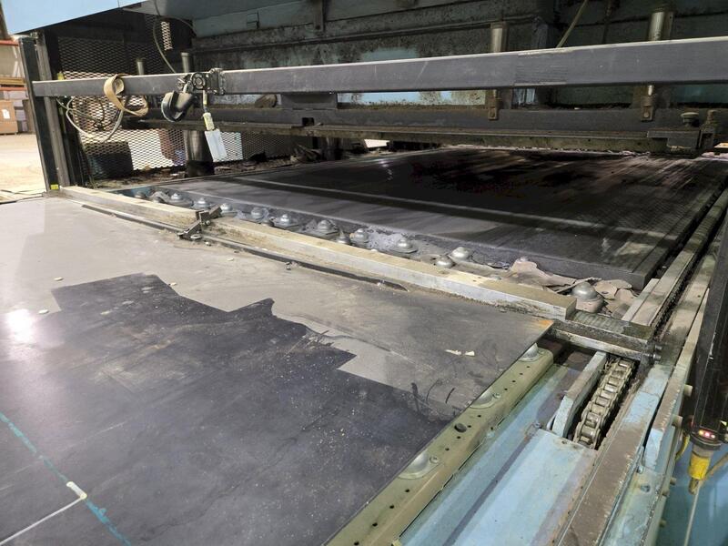 500 Ton, Bruno #FH500, Die Cutting Press, 112" x 70" bed, 10 stroke, 13" open height, 2 SPM, 480 V. - Image 8