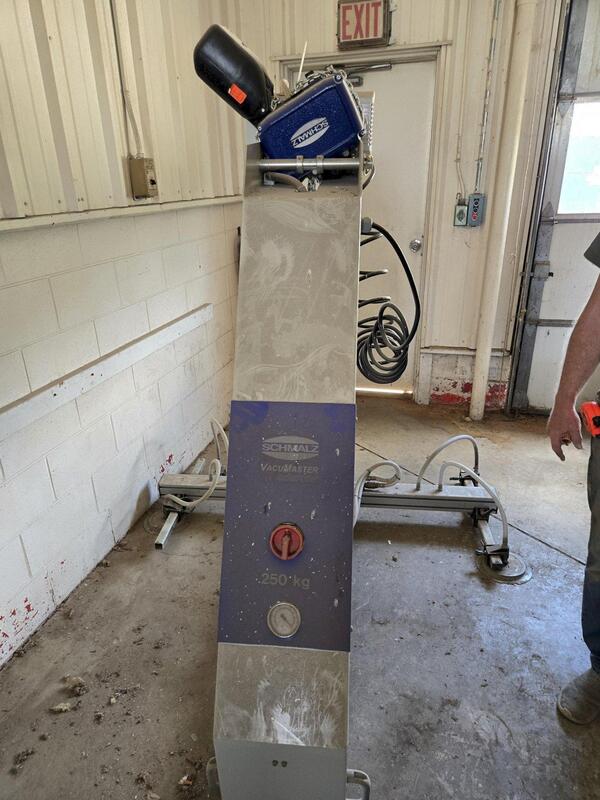 .5 Ton, Gorbel, Workstation Crane, 50.5' runway length x 19' bridge span, Vacumaster attachment - Image 8