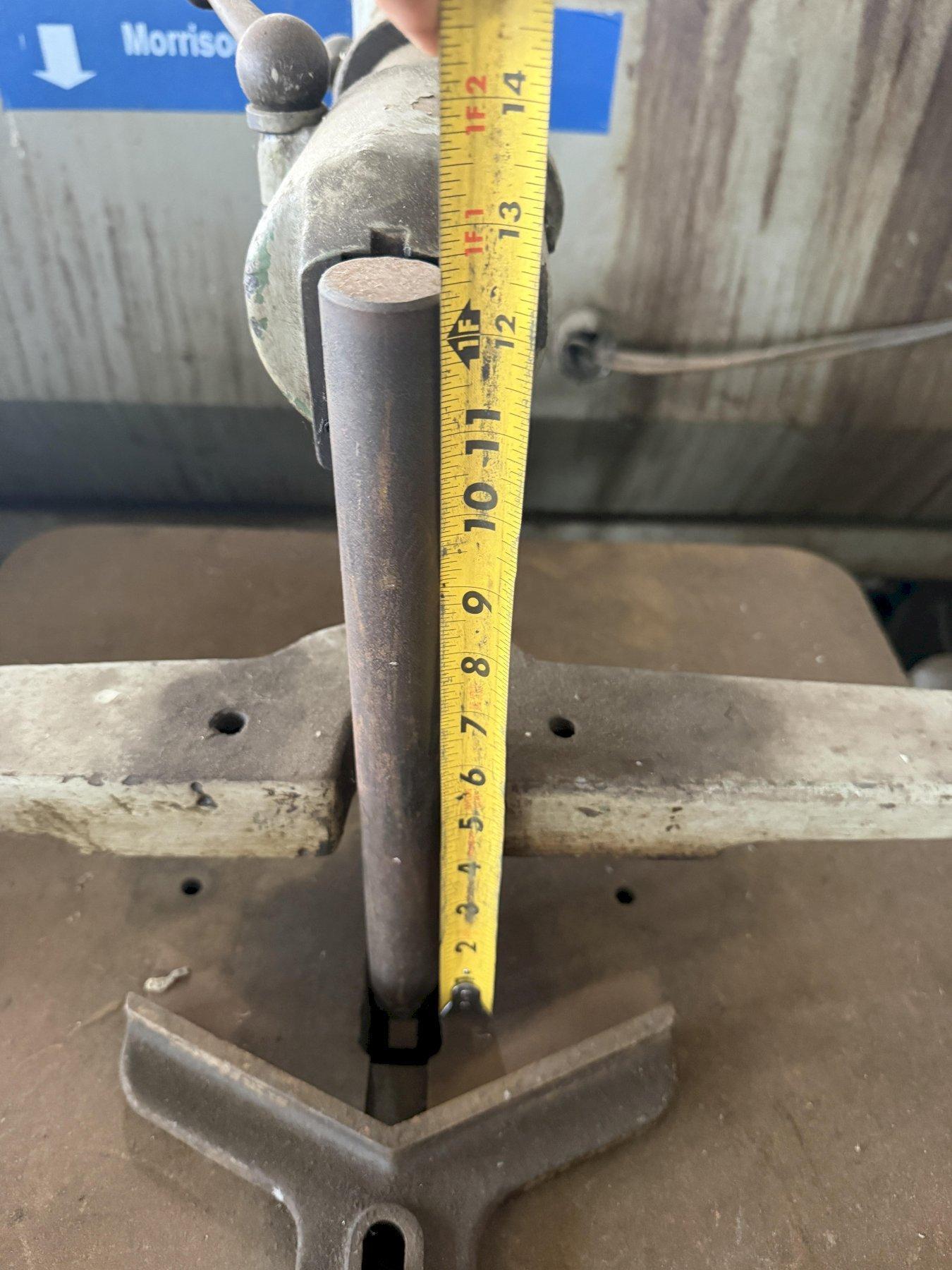 1-1/4" x 12" Morrison #K, Keyseater, 3" - 9" stroke range, 24" x 27" table, 34 SPM, 1-1/4" cutter bar, 14" - Image 5