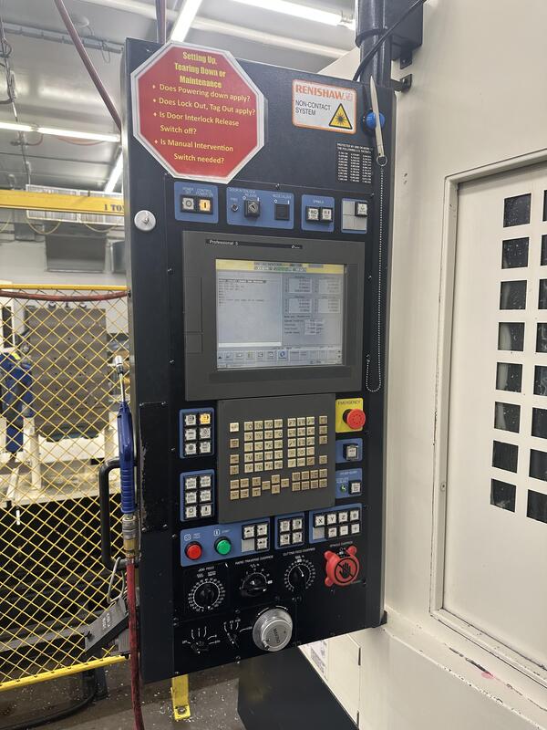 Makino #A51, horizontal machining center, 14000 RPM, 30 HP, 60 automatic tool changer, Fanuc Pro 5, thru - Image 2