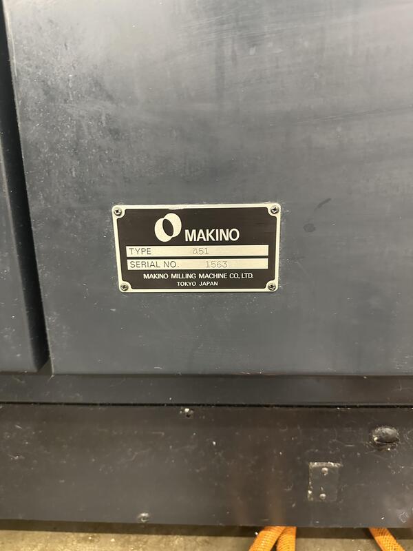 Makino #A51, horizontal machining center, 14000 RPM, 30 HP, 60 automatic tool changer, Fanuc Pro 5, thru - Image 9