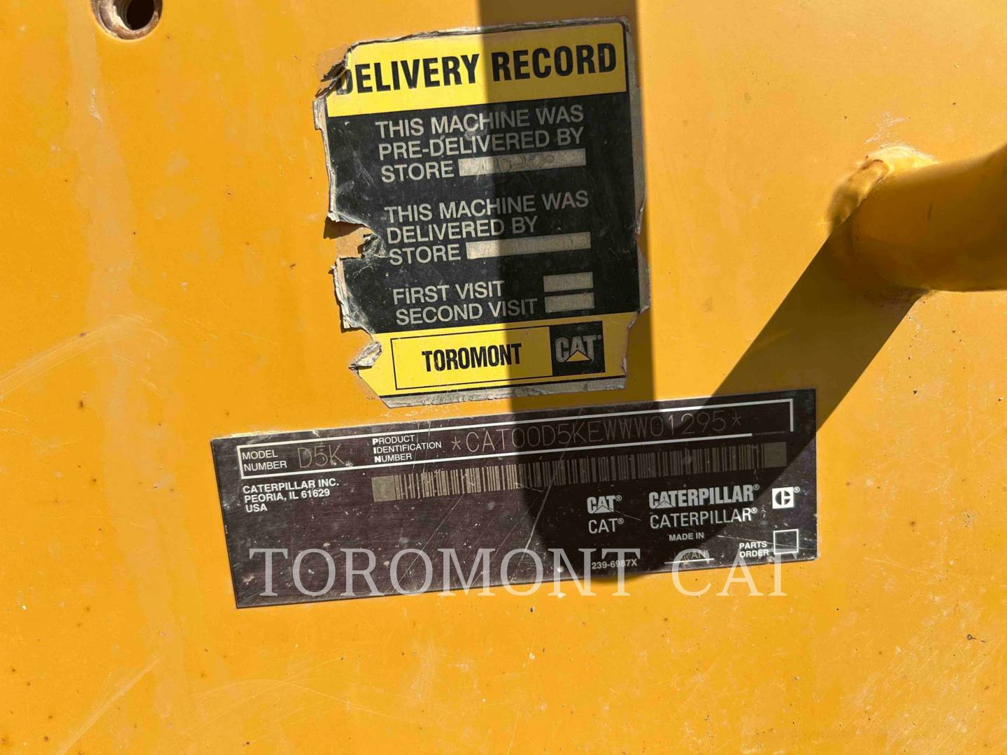 Caterpillar D5KXL, 13864 hours, S/N: WWW01295, 2011 - Image 6