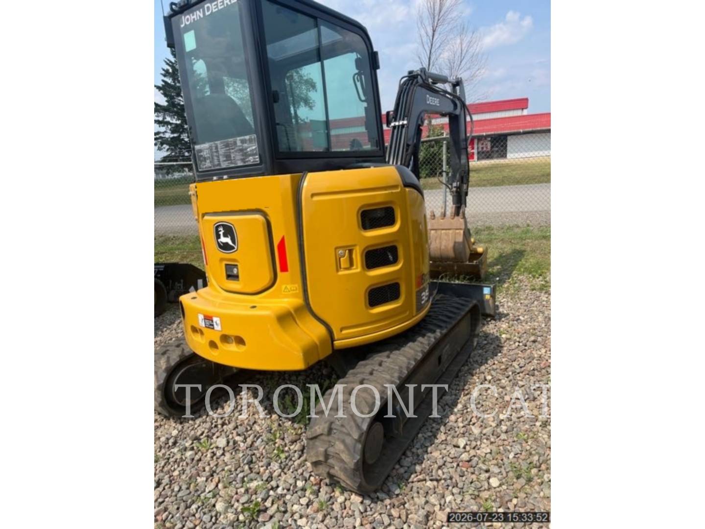 Deere & Co. 35P, Mini Excavator, 200 hours, S/N: 1FF035PAAPK002108, 2023 - Image 3