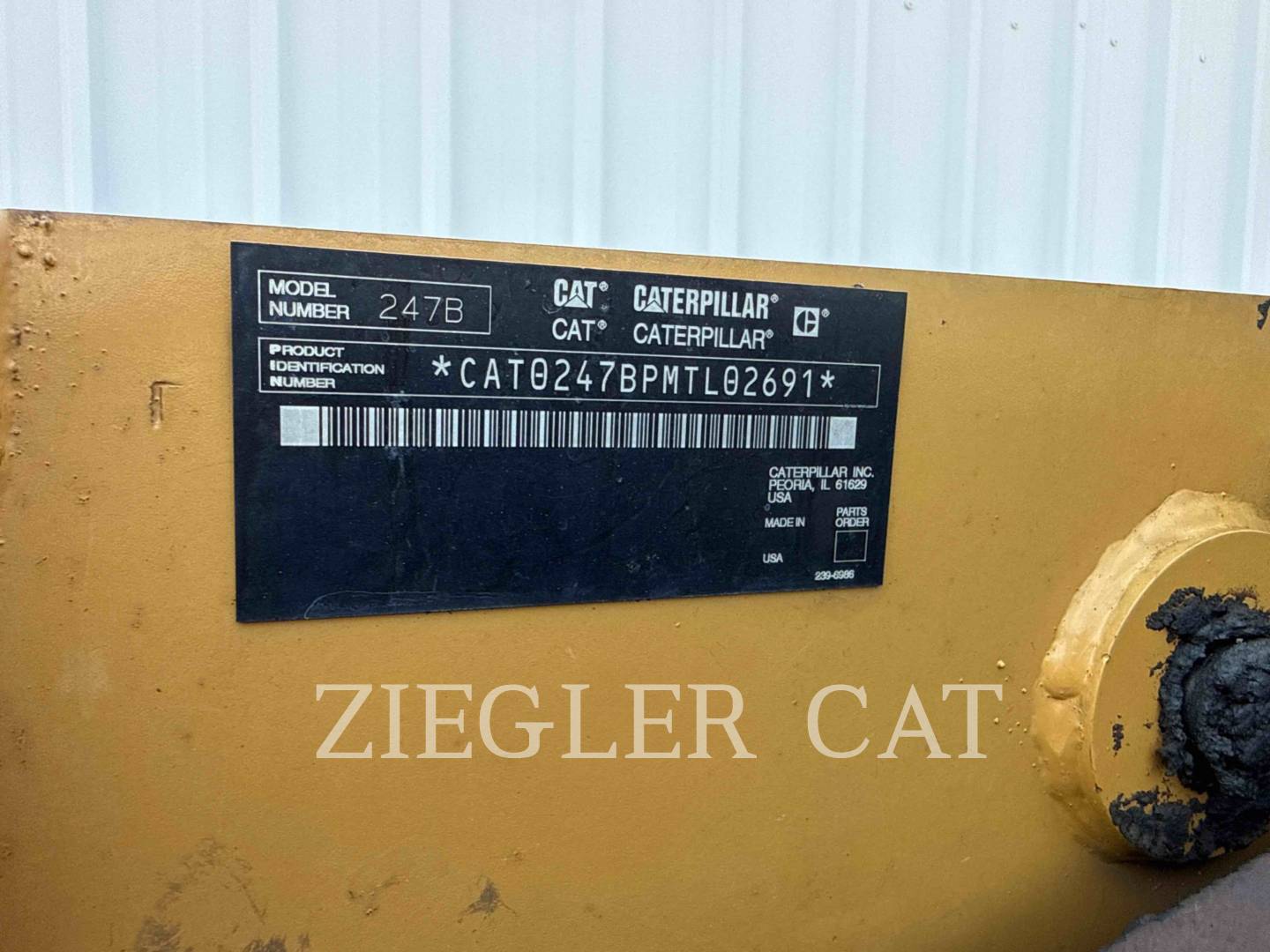 Caterpillar 247B, 2670 hours, S/N: MTL02691, 2006 - Image 6