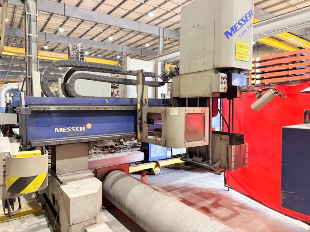 Messer #TMC4500DB, 10' x 24' heavy duty plate processing machine, Messer Global Control, 2015 - Image 5
