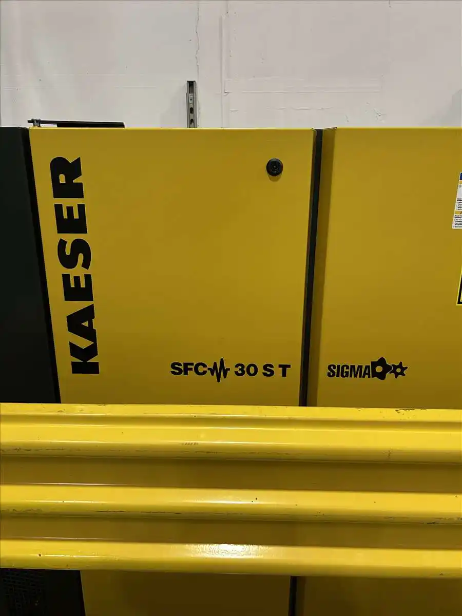 174 cfm, 125 psig, Kaeser #SFC-30ST, rotary screw air compressor, 40 HP, vari-speed, 2018 - Image 3