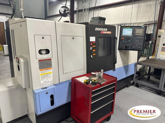 Daewoo Doosan #Puma-300C, CNC turning center, Fanuc 0iTD, 23.2" swing, 27.2" centers, 12" chuck, 2013 - Image 1